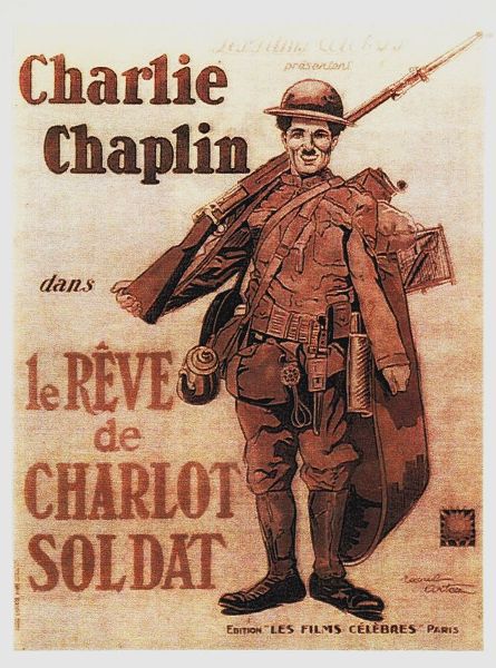 Charlie Chaplin - French - Shoulder Arms, 1918