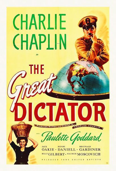 Charlie Chaplin - The Great Dictator, 1940