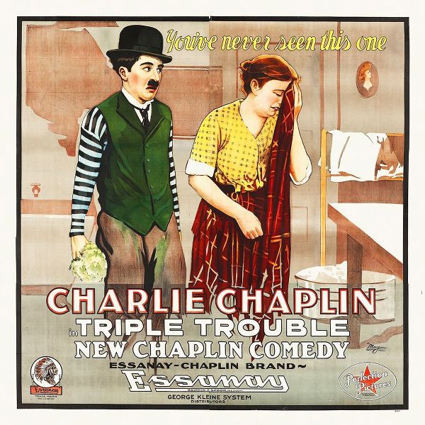 Charlie Chaplin - Triple Trouble, 1918