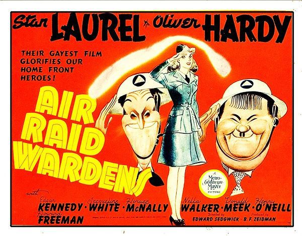 Laurel and Hardy - Air Raid Wardens, 1943