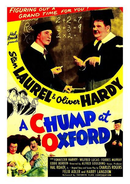 Laurel and Hardy - Chump at Oxford, 1940