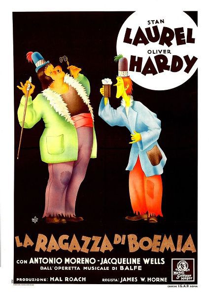 Laurel and Hardy - Italian - The Bohemian Girl