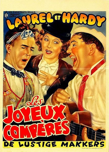 Laurel and Hardy - French - Les Joyeux Comperes