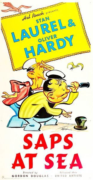 Laurel and Hardy - Saps At Sea, 1940