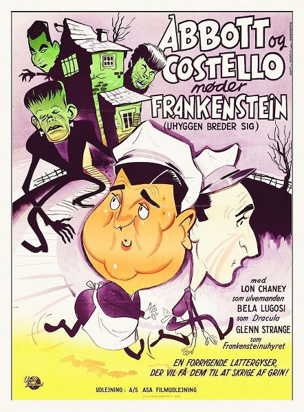 Abbott and Costello - Danish - Meet Frankenstein