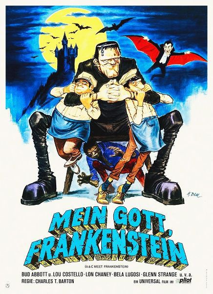 Abbott and Costello - German - Meet Frankenstein