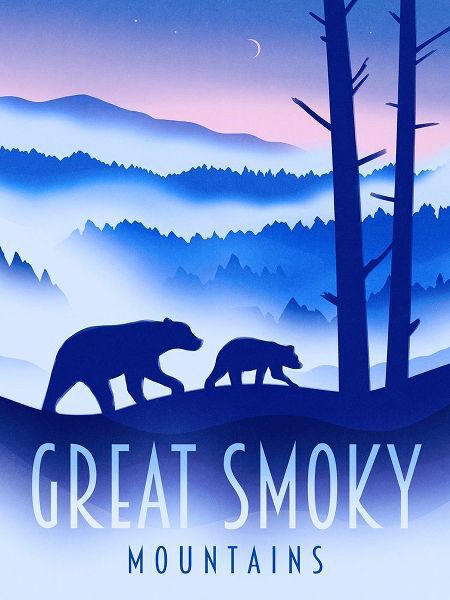 Wickstrom, Martin 아티스트의 Great Smoky Mountains - Bear 작품