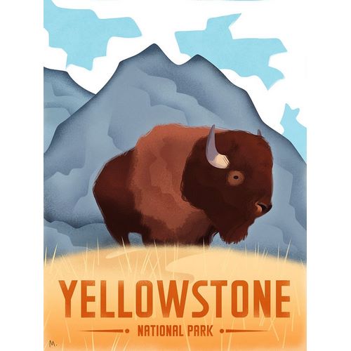Wickstrom, Martin 아티스트의 Yellowston National Park - Bison 작품