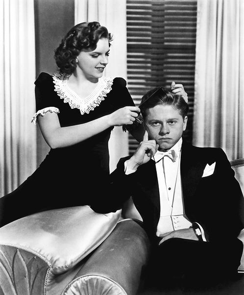 Mickey Rooney with Judy Garland
