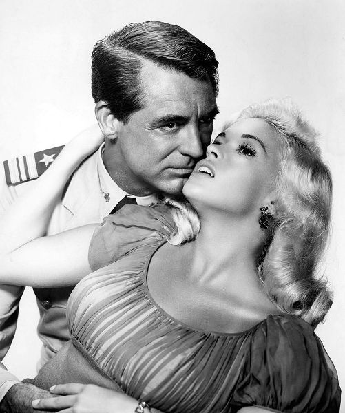 Cary Grant with Jayne Mansfield - Kiss The For Me