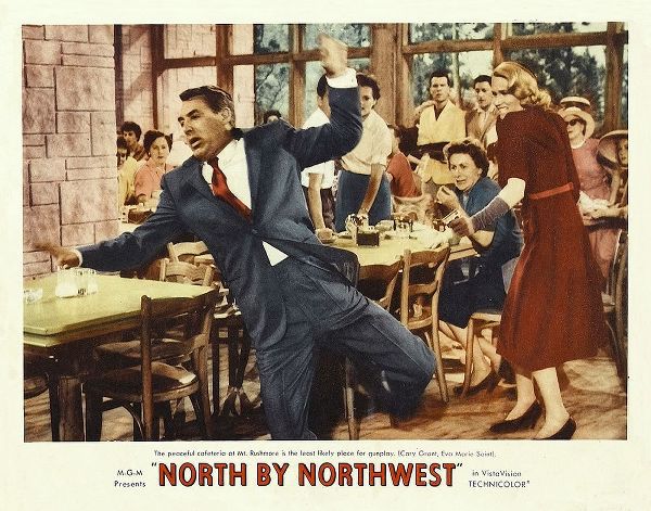 North by Northwest - Lobby Card