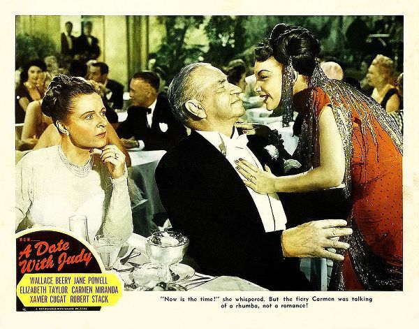 Elizabeth Taylor - A Date with Judy - Lobby Card