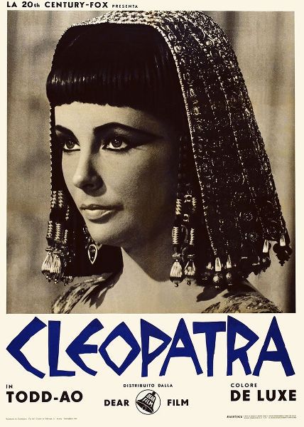 Italian - Elizabeth Taylor - Cleopatra - Poster
