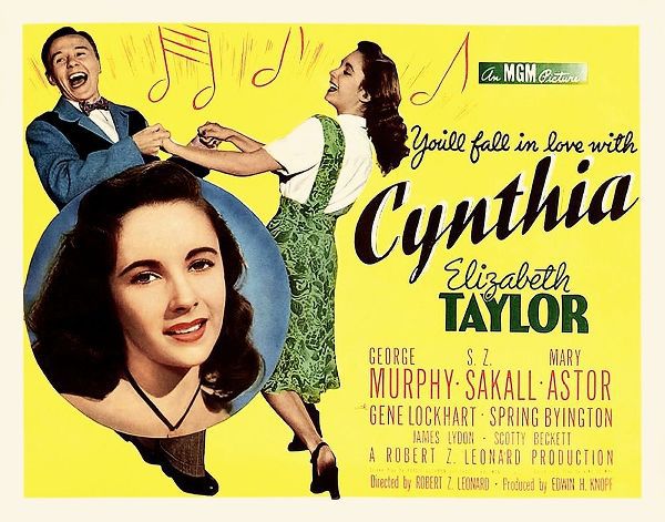 Elizabeth Taylor - Cynthia - Lobby Card
