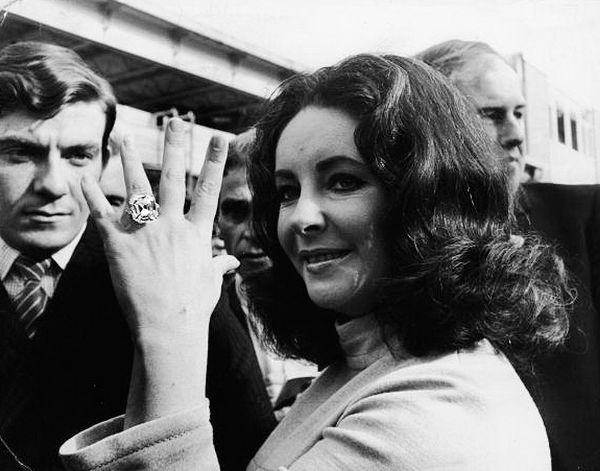 Elizabeth Taylor and her Diamond Ring
