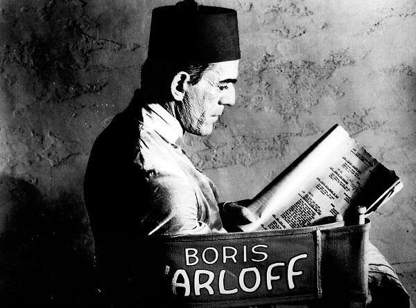 Boris Karloff - Reading a Script