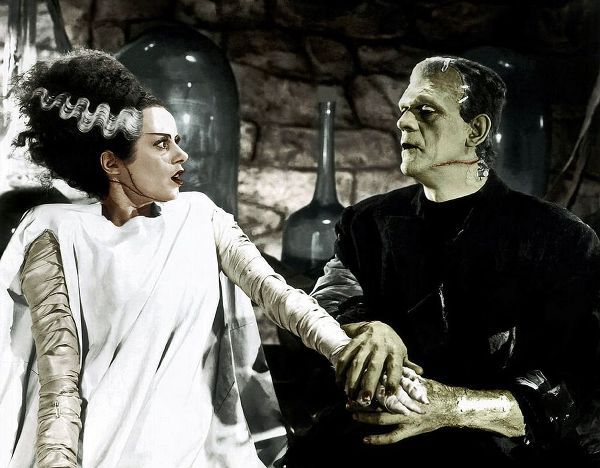 Bride of Frankenstein - Boris Karloff and Elsa Lanchester