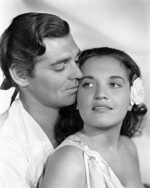 Clark Gable and Movita in Mutiny on the Bounty