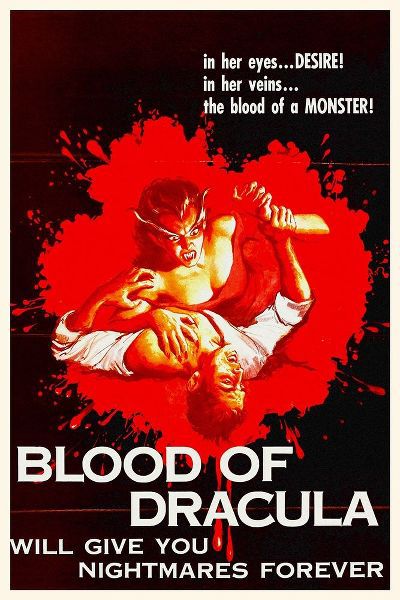 Blood of Dracula - One Sheet