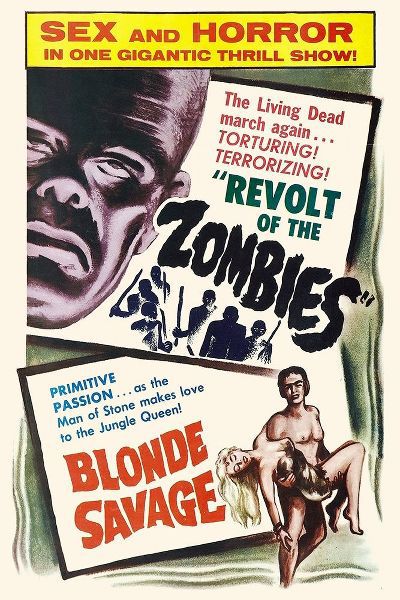 Double Feature - Revolt of the Zombies and Blonde Savage