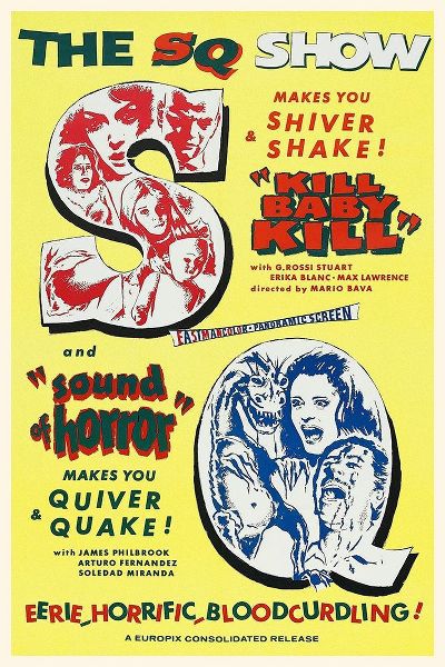 Double Feature - Kill Baby Kill and Sound of Horror