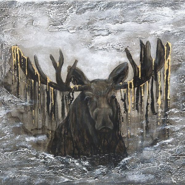 Bawden, Angela 아티스트의 Moose in the Mist 작품