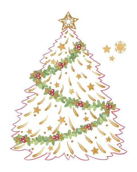 LaPoint, Annie 아티스트의 Deck the Halls Christmas Tree 작품