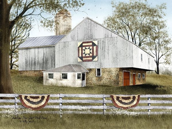 American Star Quilt Block Barn