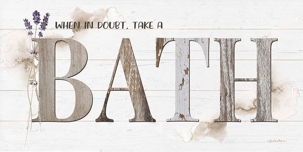 Boyer, Susie 아티스트의 When in Doubt-Take a Bath 작품