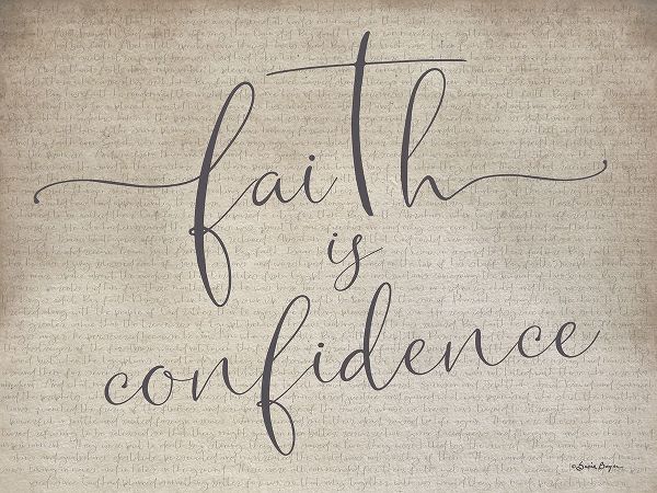 Boyer, Susie 아티스트의 Faith is Confidence작품입니다.