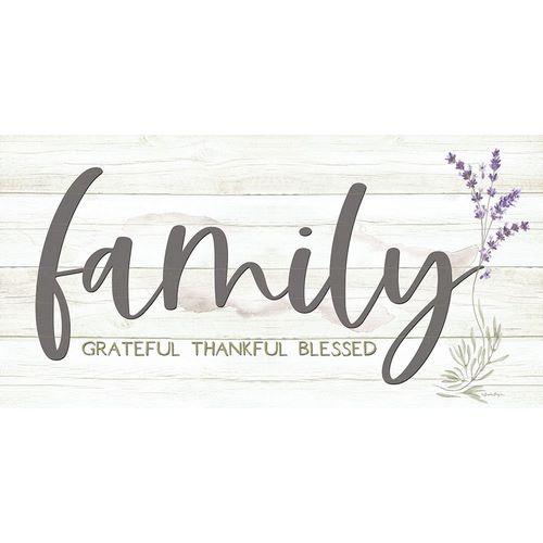Boyer, Susie 작가의 Family - Grateful-Thankful-Blessed 작품