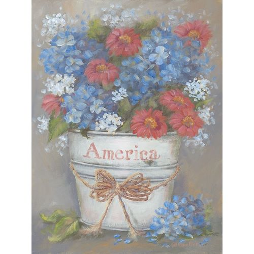 Britton, Pam 아티스트의 Rustic Red-White And Blue 작품