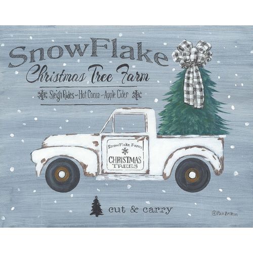 Britton, Pam 아티스트의 Snowflake Christmas Tree Farm작품입니다.