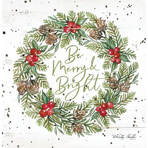 Be Merry and Bright Wreath