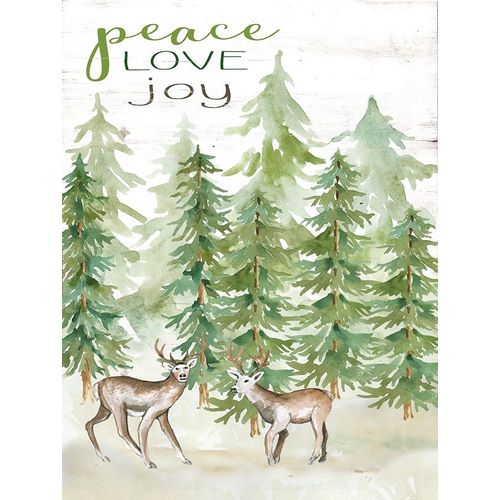 Peace Love Joy Deer