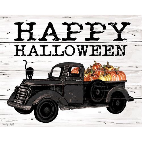 Happy Halloween Black Truck