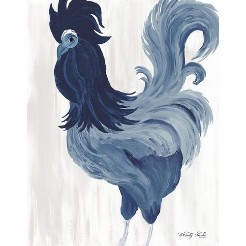 Green and Purple Rooster II