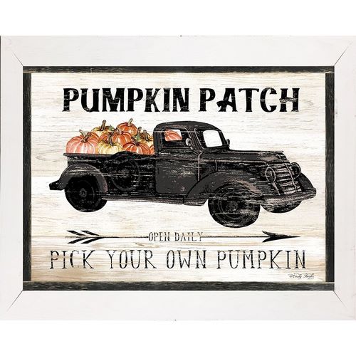 Jacobs, Cindy 아티스트의 Pumpkin Patch Black Truck 작품