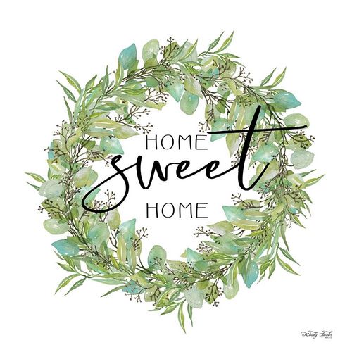 Jacobs, Cindy 아티스트의 Home Sweet Home Wreath I    작품