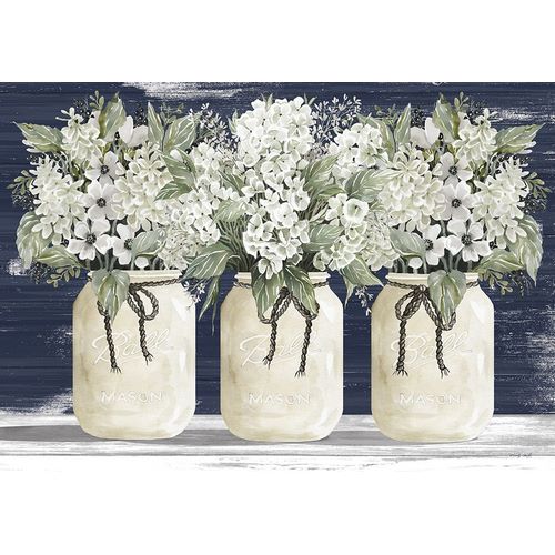 White Floral Trio