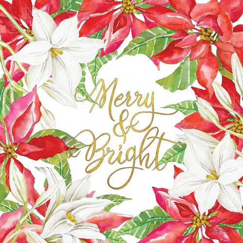 Jacobs, Cindy 아티스트의 Merry And Bright Poinsettias 작품