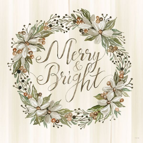Jacobs, Cindy 아티스트의 Sage Merry And Bright Wreath 작품