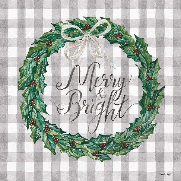 Jacobs, Cindy 작가의 Merry and Bright Wreath 작품