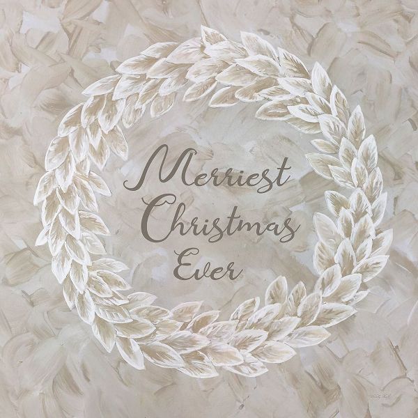 Jacobs, Cindy 아티스트의 White Whisper Christmas Wreath I 작품