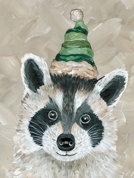 Jacobs, Cindy 아티스트의 Christmas Raccoon 작품