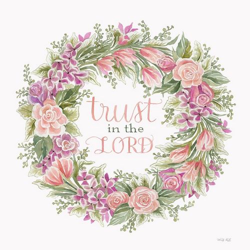 Trust in the Lord Floral Wreath