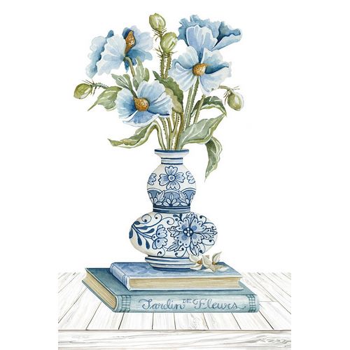 Jacobs, Cindy 작가의 Delft Blue Floral II 작품