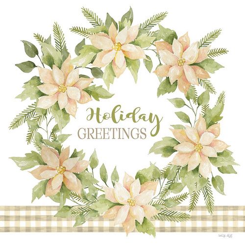 Jacobs, Cindy 작가의 Holiday Greetings Wreath 작품