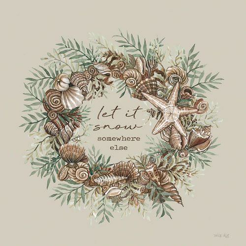 Jacobs, Cindy 아티스트의 Let It Snow Seashell Wreath작품입니다.