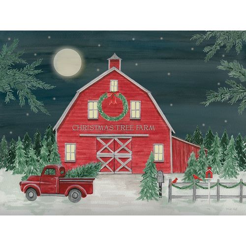 Jacobs, Cindy 아티스트의 Full Moon Christmas Tree Farm작품입니다.